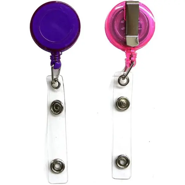 Transparent Retractable ID Credit Card Badge Holder
