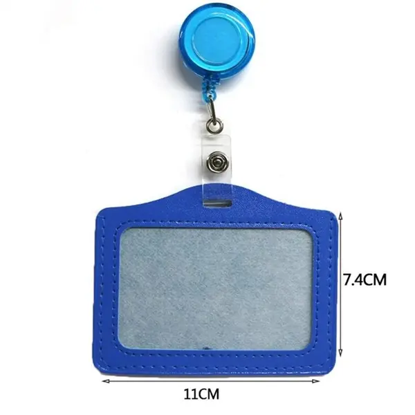 Transparent Retractable ID Credit Card Badge Holder