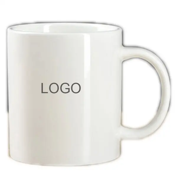 White Plain Ceramic Mug -12 OZ