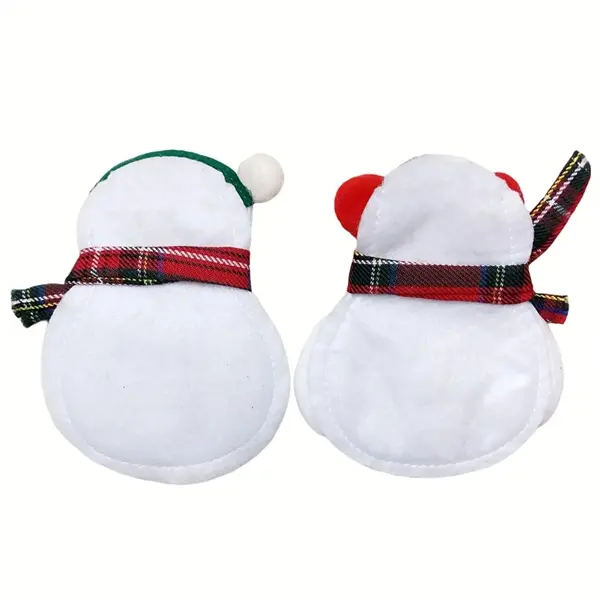 Santa Snowman Knives Forks Bag