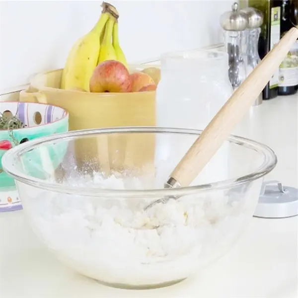 Wood Handle Dough Whisk