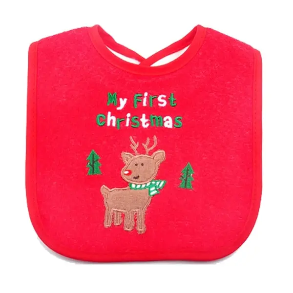 Cloth Baby Bibs Christmas Theme