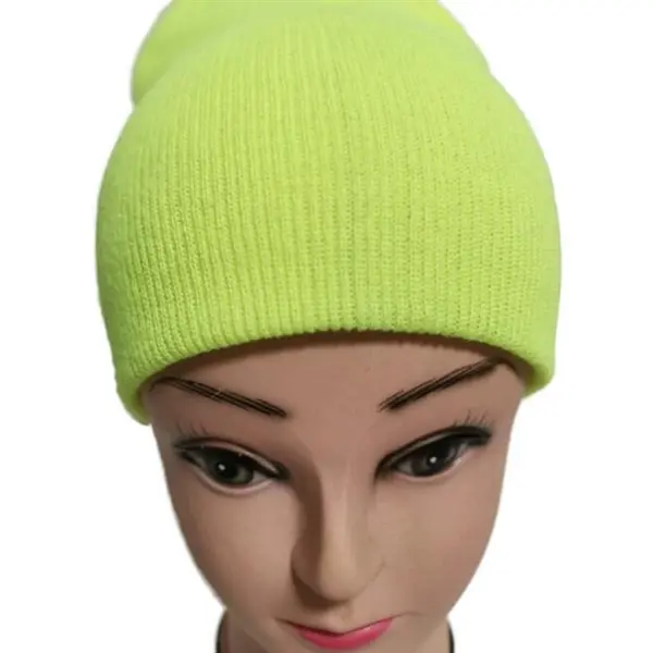 Unisex Casual Acrylic Solid Beanie
