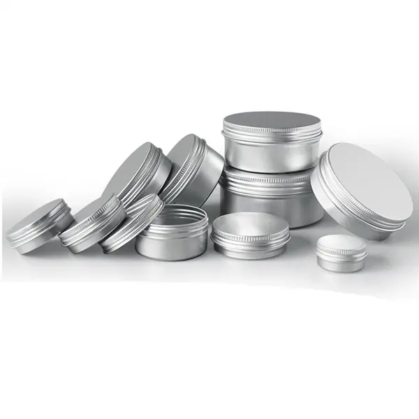 Aluminum Empty Round Tins with Lids