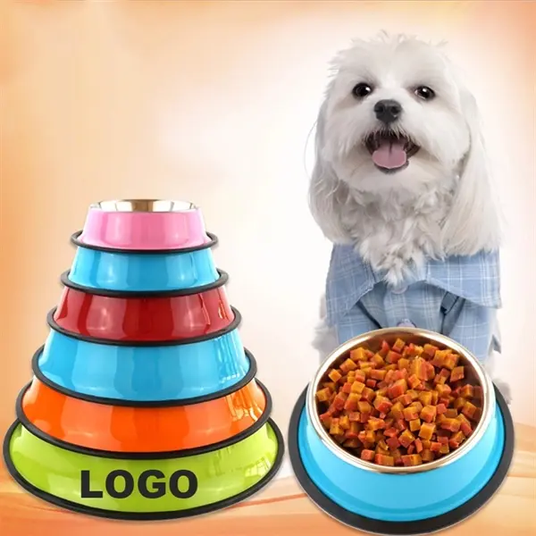 Stainless Steel Pet Bowl Non-Slip Bottom