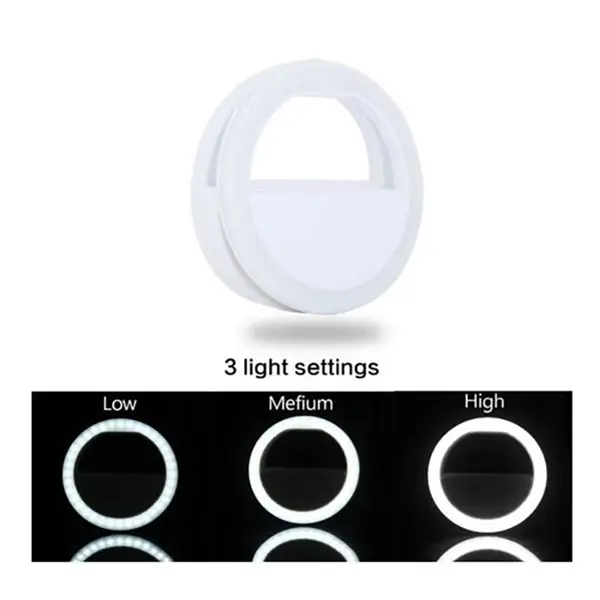 Chargeable Phone Selfie Ring Light for Smart Phone