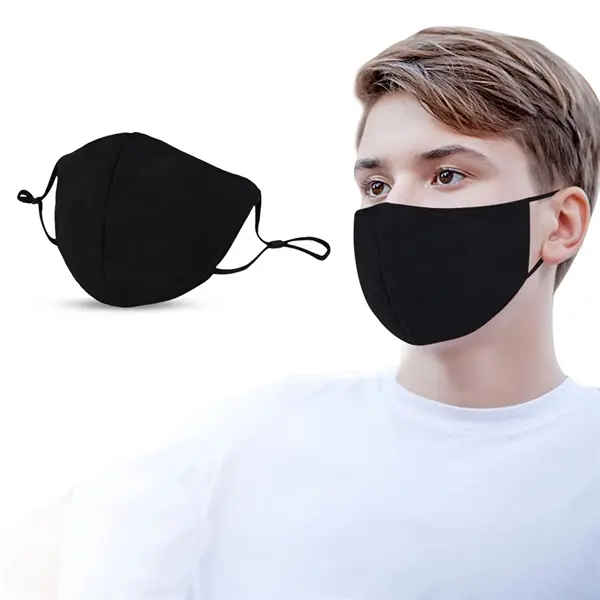 Adjustable cotton mask with filter