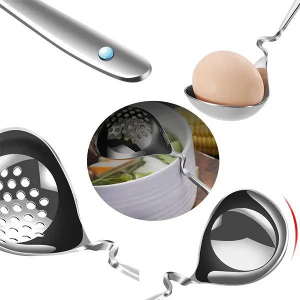 304 Stainless Steel 2 Pieces Spoon and Soup Ladle Set