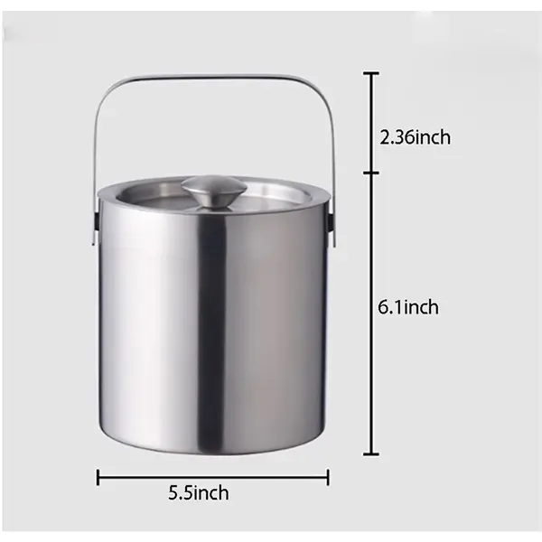 43OZ Stainless Steel Deluxe Ice Bucket
