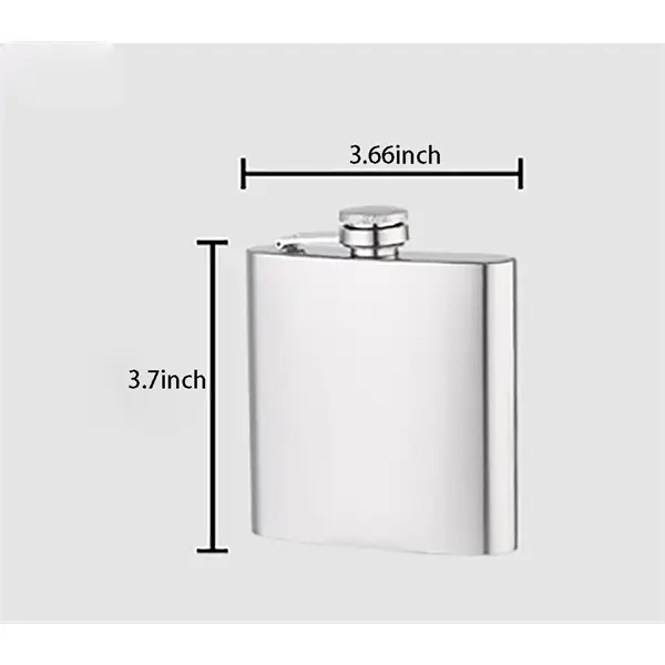 Stainless Steel Flask Set of Four