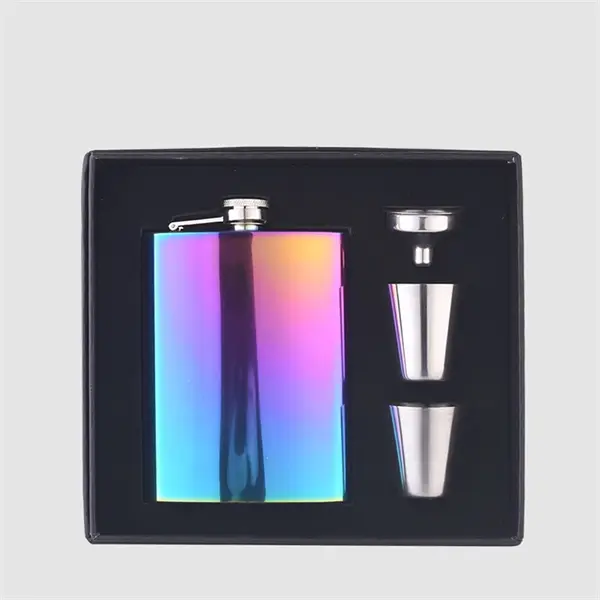 Stainless Steel Flask Set of Four