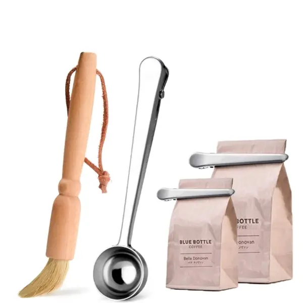 4 sets of coffee cleaning and storage tools