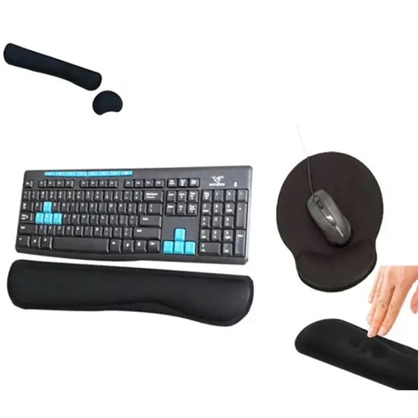 Ergonomic Mouse Pad with Memory Foam Wrist Rest