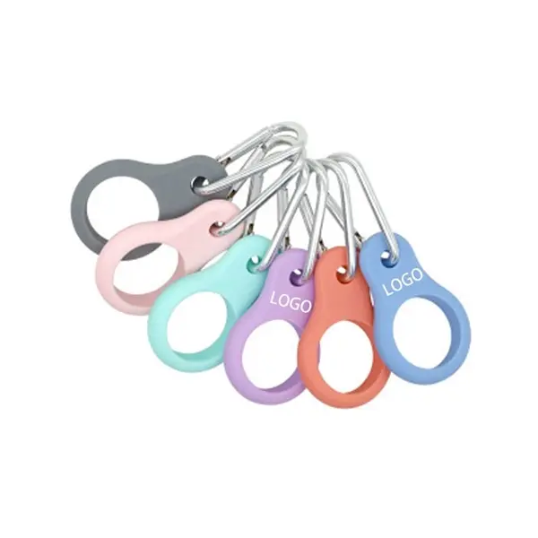 Silicone Water Bottle Carrier with Carabiner