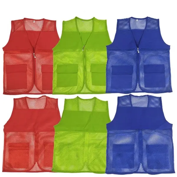 2 Pocket Mesh Volunteer Supermarket Vest