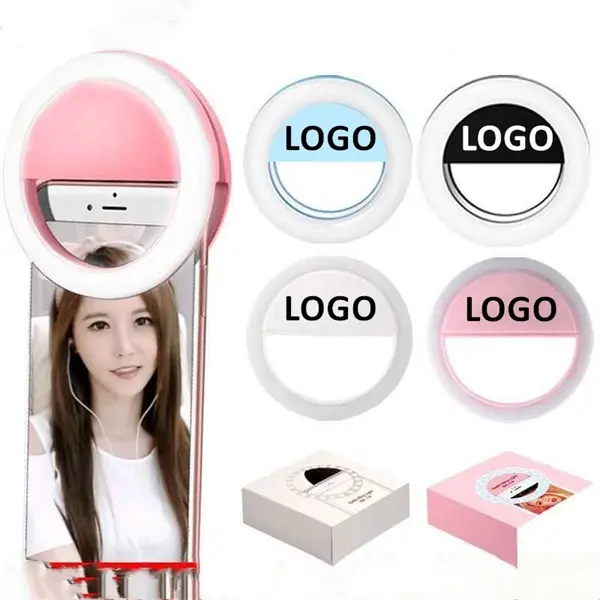 Phone Rechargable Selfie Round LED Ring Fill Light