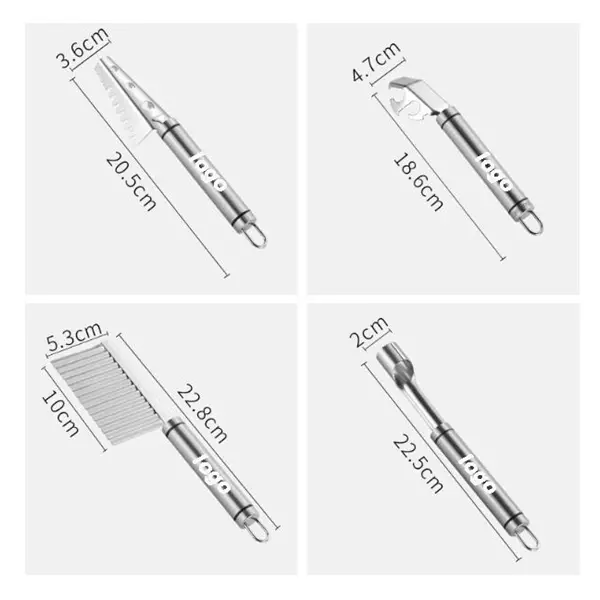 304Stainless Steel Potato Cut Fish Scale Planer Core Remover