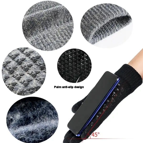 Knitted Non-slip Touch Screen Gaming Gloves