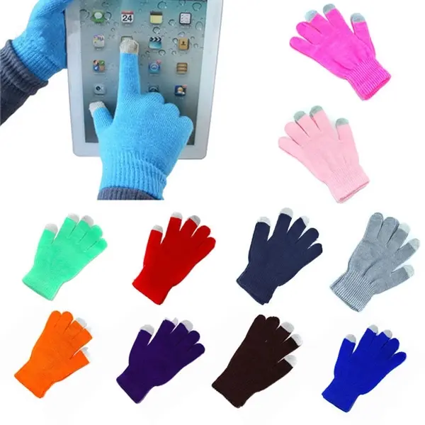 Warm Knitted Touchscreen Gloves