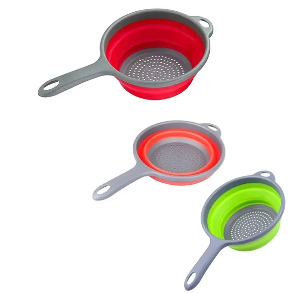 Foldable Silicone Water Filter Basket With Handle