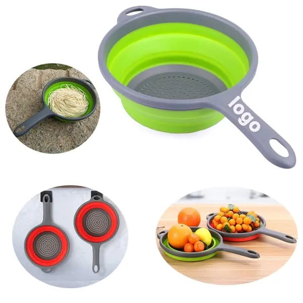 Foldable Silicone Water Filter Basket With Handle