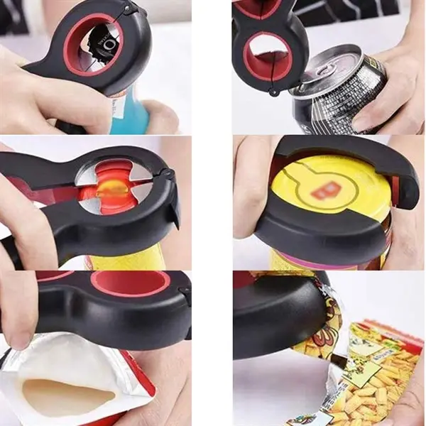 6-in-1 Multi Opener Jar Bottle Can Opener