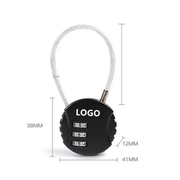 Cable Combination Password Padlock