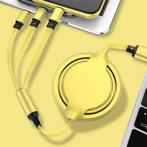 Multi USB Charging Cable Retractable 3 in 1