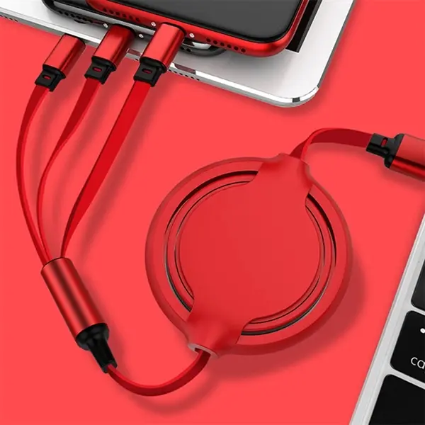 Multi USB Charging Cable Retractable 3 in 1