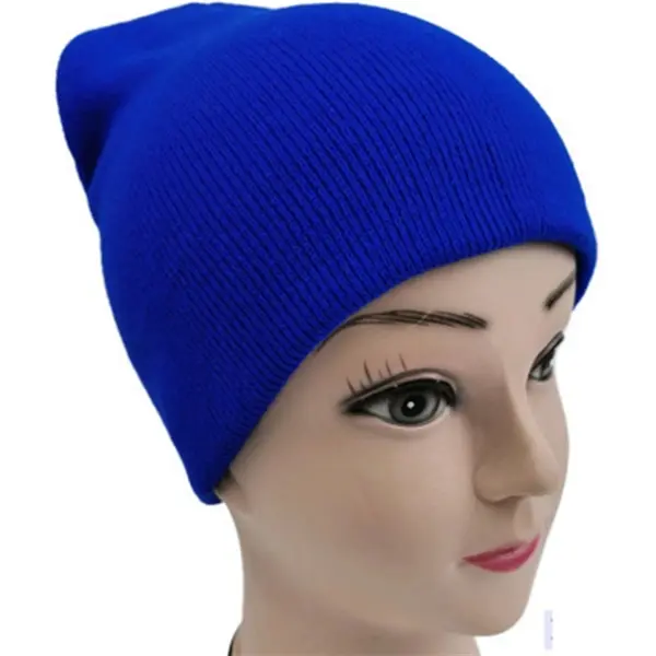Promotional Acrylic Knit Beanie Hat with Cuffs