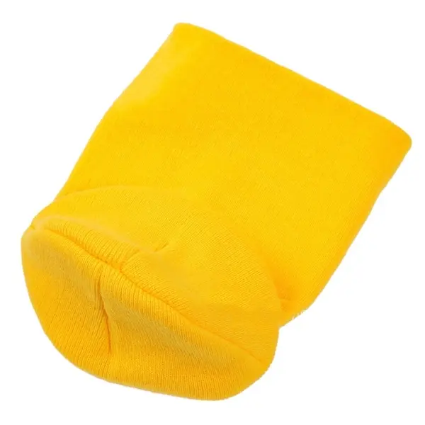 Acrylic Knit Beanie Hat with Cuffs