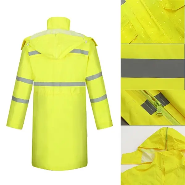 Yellow Reflective Raincoat Ponchos