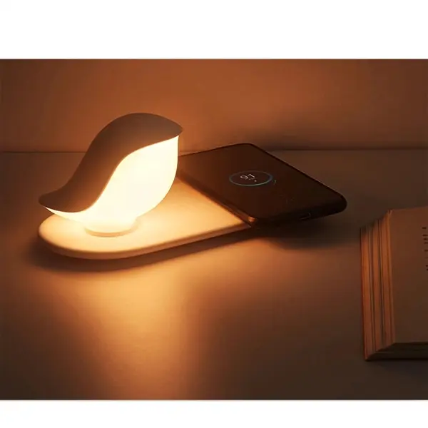 10W wireless rechargeable bird shape night light
