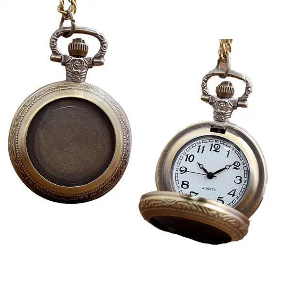 Custom Pocket Watch with Chain