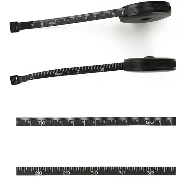 Retractable Black Tape Measure