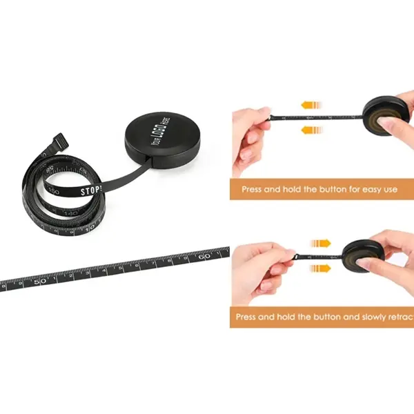Retractable Black Tape Measure