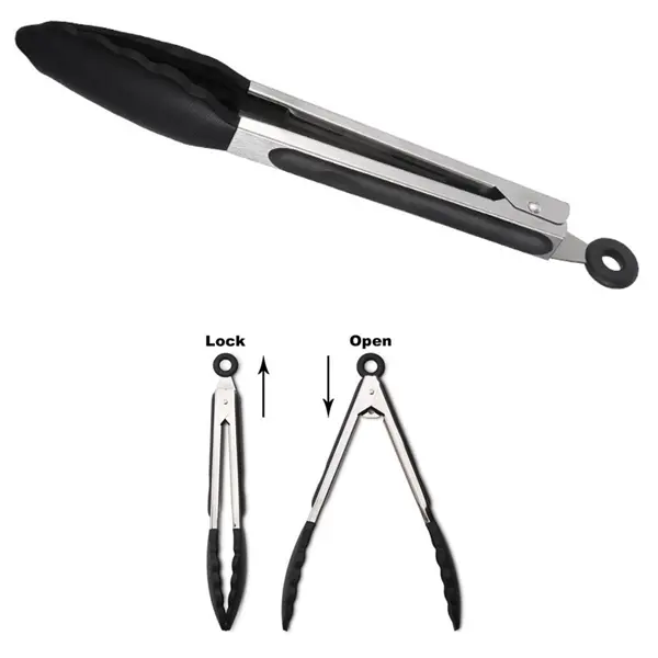 Silicone Grip Tongs