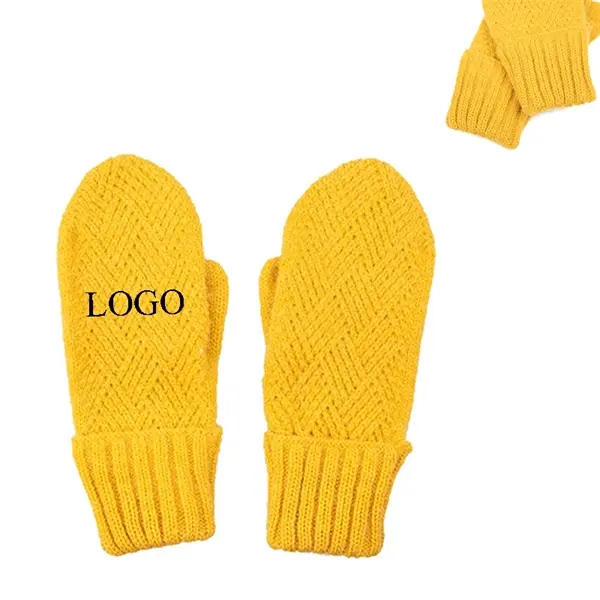 Adult Mitten Winter Knitted Mitten