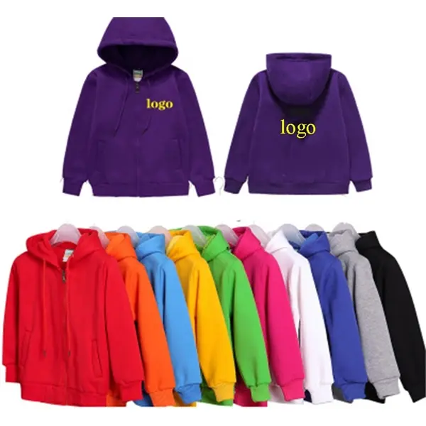 Custom Kid Size Full Zip Hoodie
