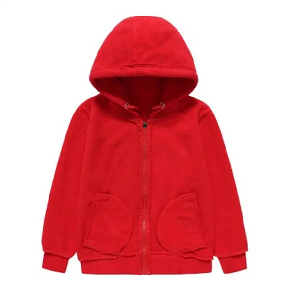 Branded Kid Size Full Zip Hoodie