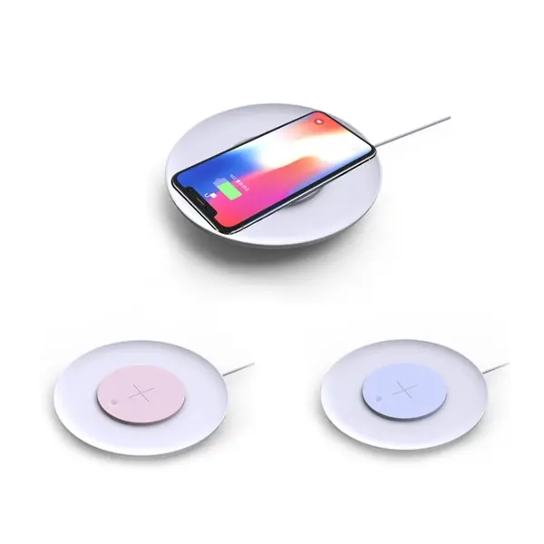Wireless charger bedside LED dimmer mobile phone night light