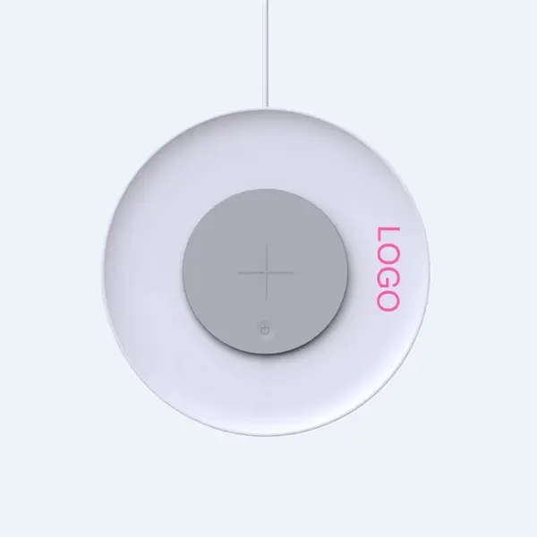 Wireless charger bedside LED dimmer mobile phone night light