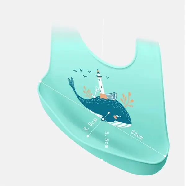 Silicone Baby Bibs Easily Wipe Clean Comfortable Soft