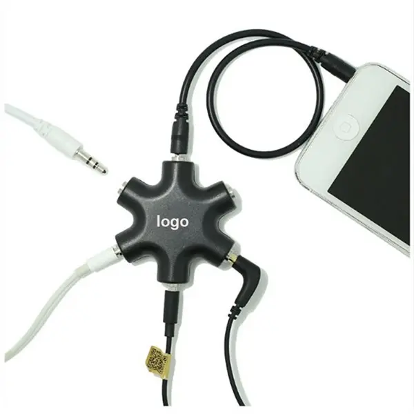 5-WAY MULTI HEADPHONE SPLITTER