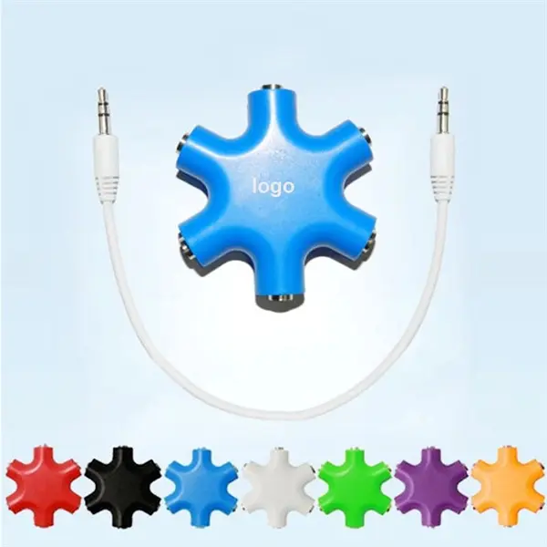 5-WAY MULTI HEADPHONE SPLITTER