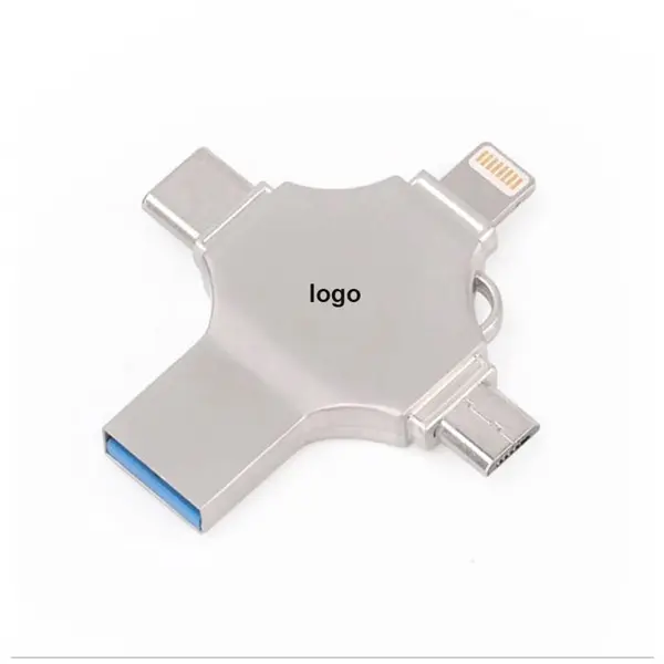 USB Flash Drive - 4 in 1 Memory Expansion Stick Thumb Drive