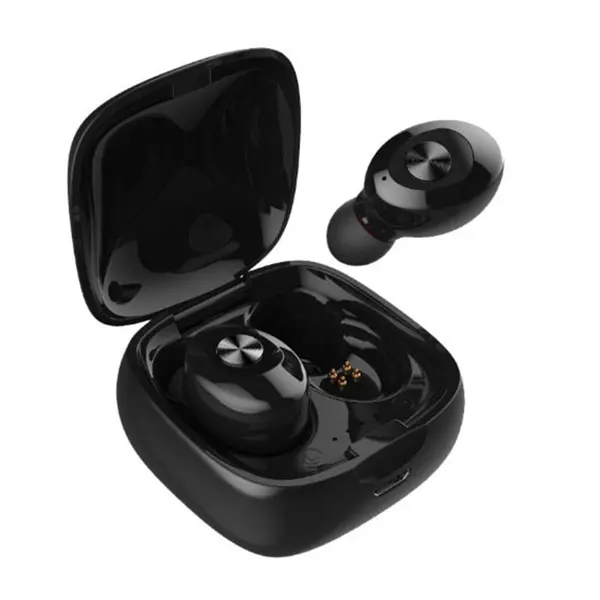 Mini True Wireless Stereo Earbud Headphones w/Charging Case