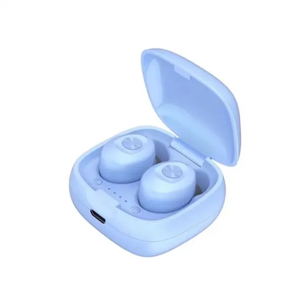 Mini True Wireless Stereo Earbud Headphones w/Charging Case