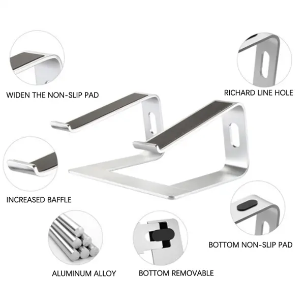 Laptop Stand Ergonomic Aluminum Computer Riser