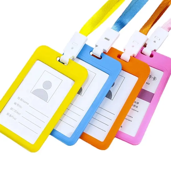 Plastic badge lanyard strap ID working card name tag